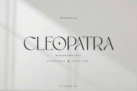 Шрифт Cleopatra